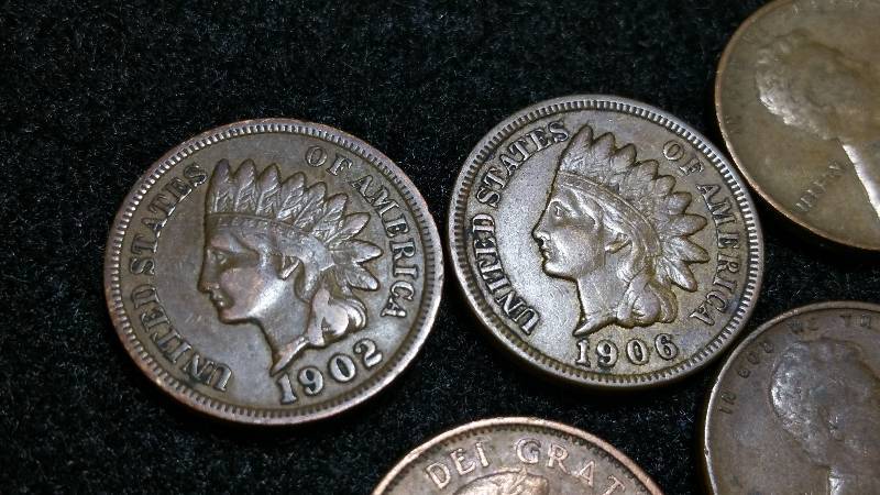 1902 & 1906 Indian Head Cents Higher Grade  Others