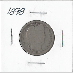 1898 Barber Quarter