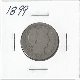 1899 Barber Quarter