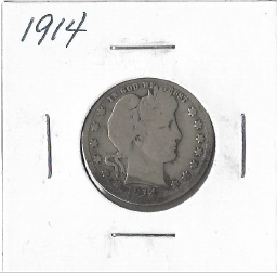 1914 Barber Quarter