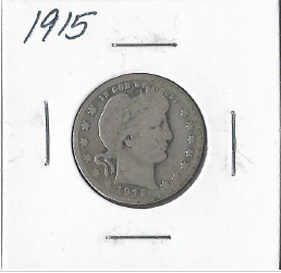 1915 Barber Quarter