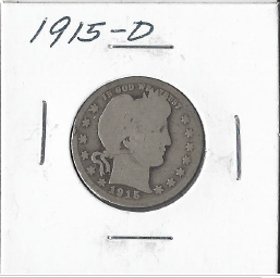 1915-D Barber Quarter