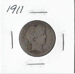 1911 Barber Quarter