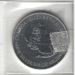 2013 34 oz Fine Silver $2 Canadian Coin