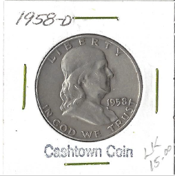 1958-D Franklin Half Dollar