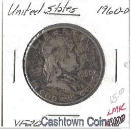 1960-D Franklin Half Dollar