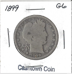 1899 Barber Half Dollar