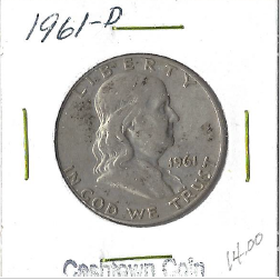 1961-D Franklin Half Dollar