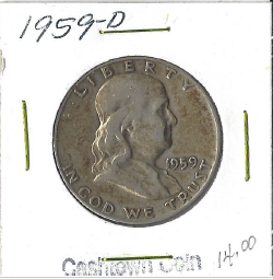 1959-D Franklin Half Dollar