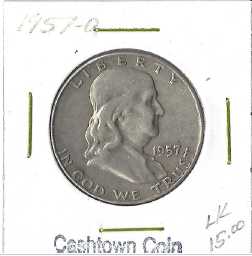 1957-D Franklin Half Dollar