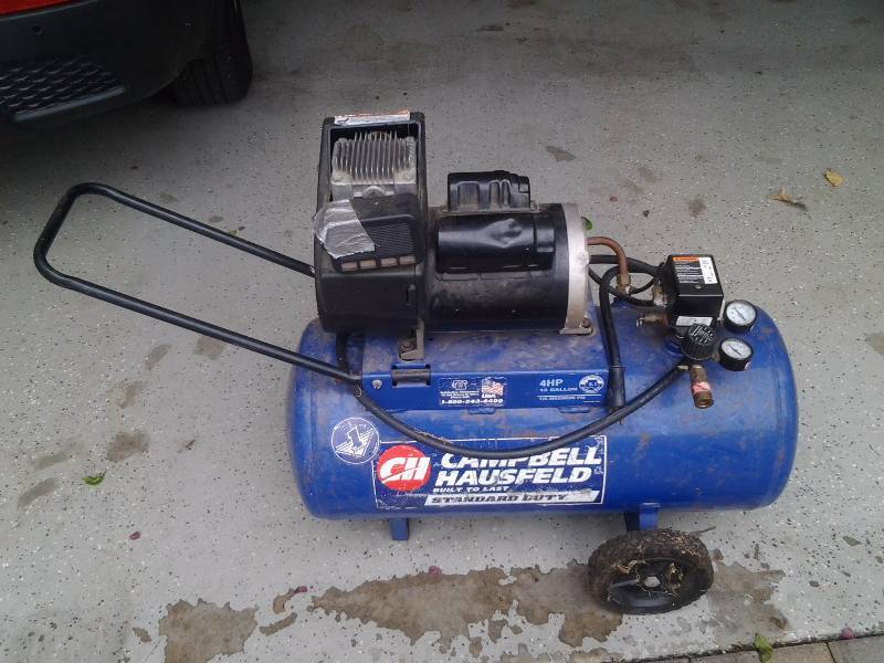 lot 2 image: Campbell Hausfeld 4 HP Air Compressor