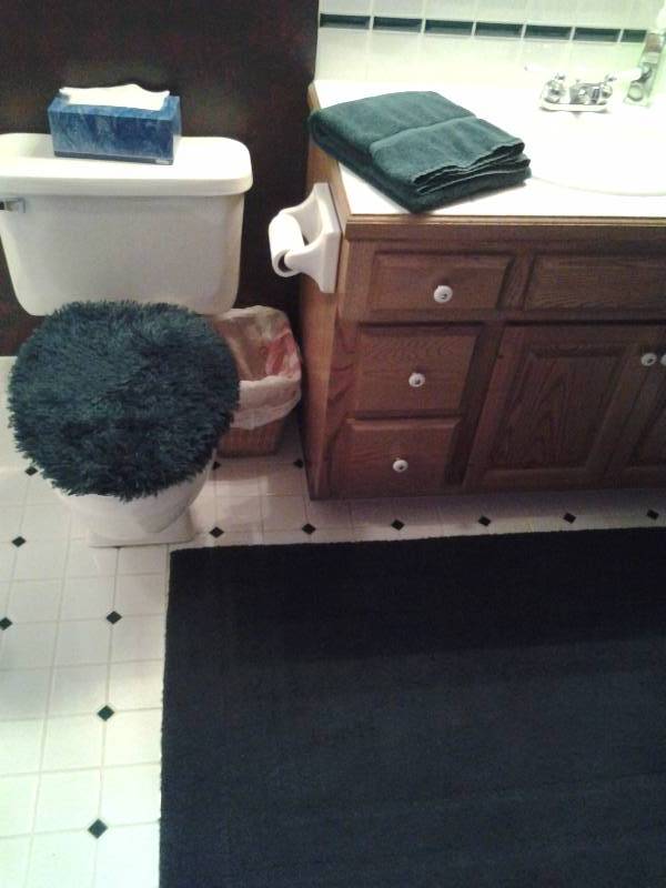 lot 141 image: Green Bathroom Decor, Towels