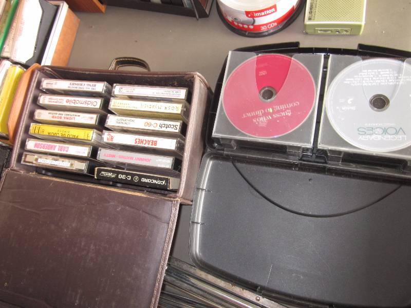 Cassettes, CDs, DVDs, CDRs, Music Books, & Shirley Temple Memorabilia