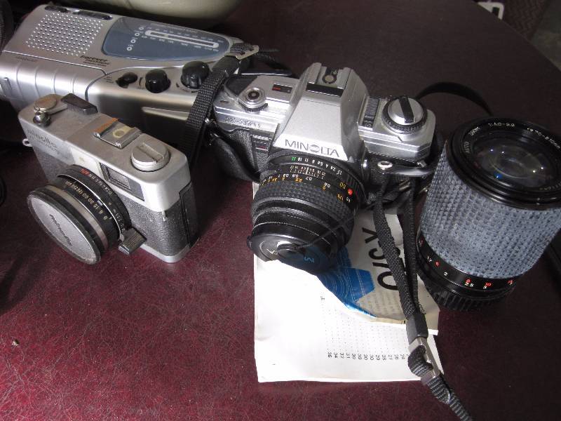 Cameras, Radio, Spot Light, & Slide Trays
