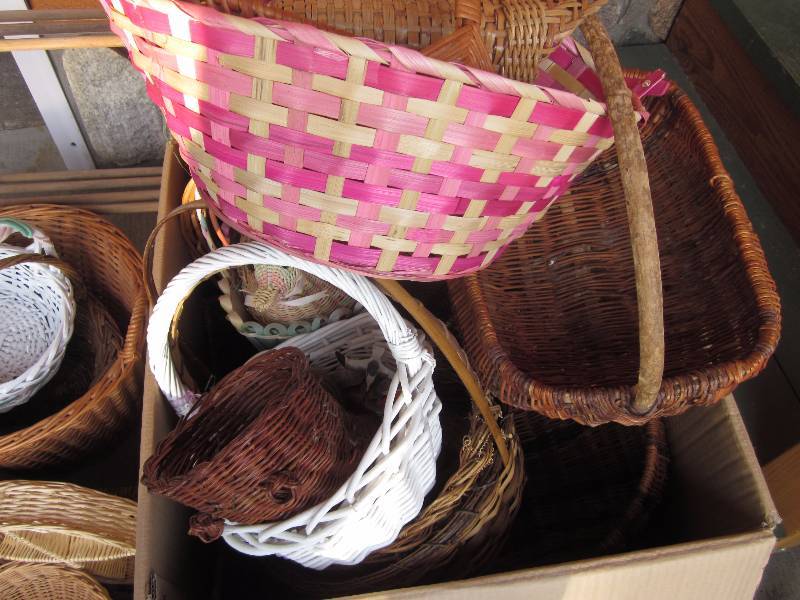 Wicker and Clothes Dryer