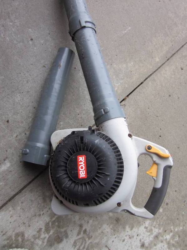 Ryobi Handheld Blower, Worx Trimmer, & Black & Decker Power Scrubber