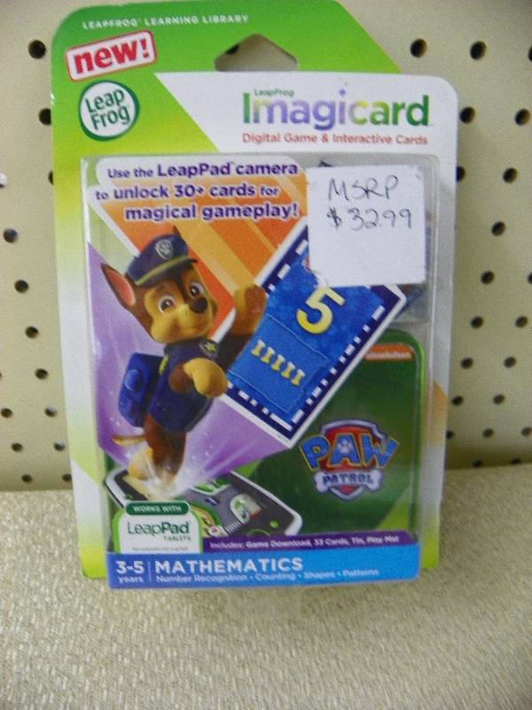 LEAP FROG Imagicard PAW Patrol Game, MSRP $32.99