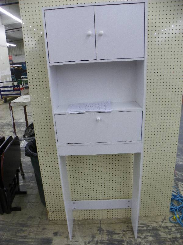 ALCOVE  Bathroom CABINET  ETAGERE WHITE, MSRP $59.99