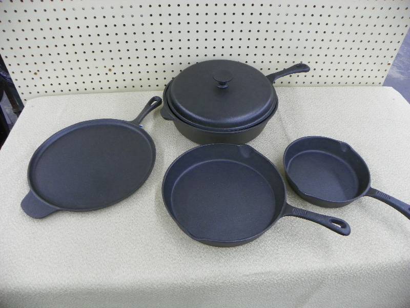 5pc Chefs Mark Cast Iron