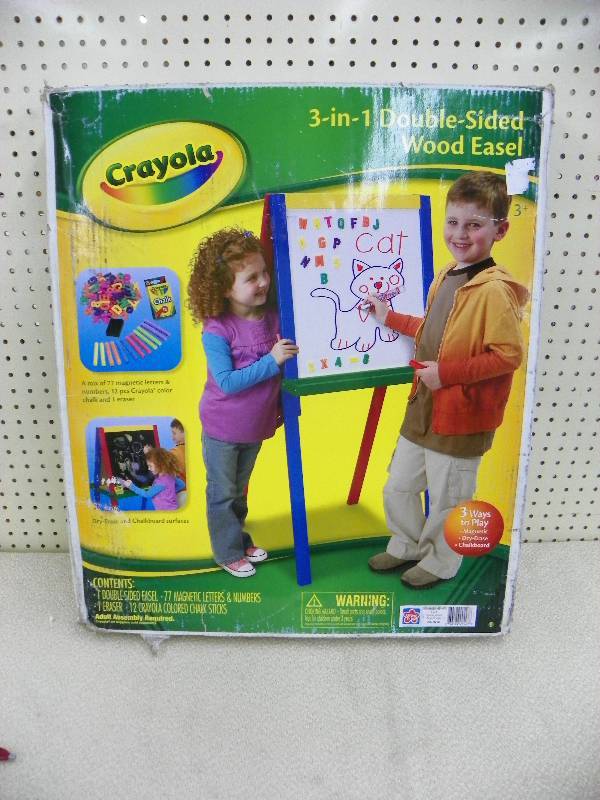 3-in-1 Magnetic Wood Easel