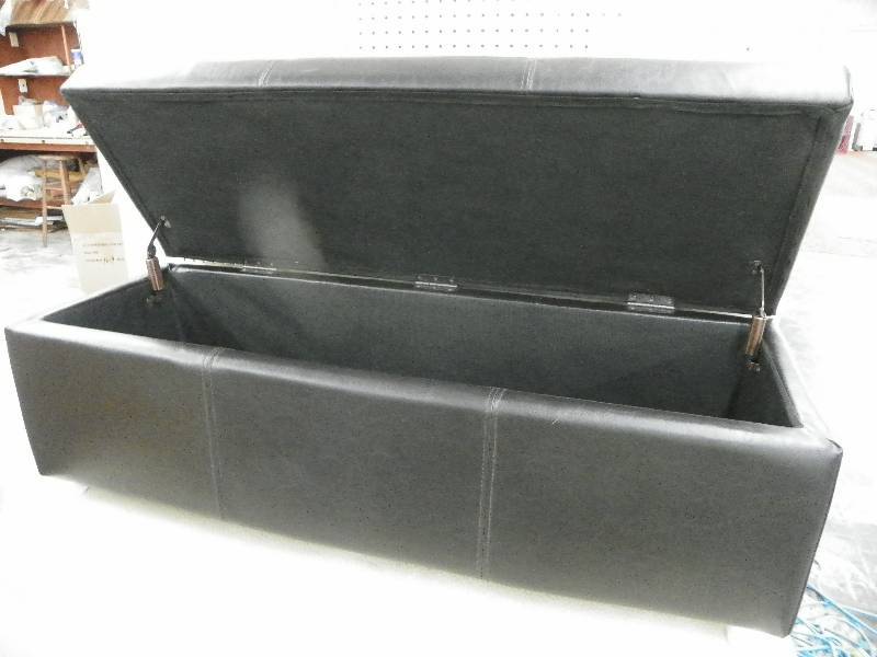 alcove Storage Ottoman Espresso