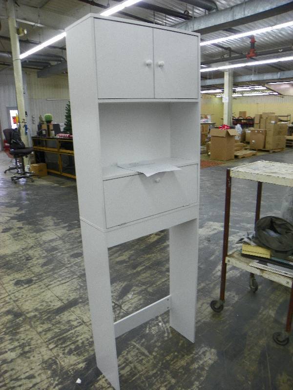 ALCOVE  Bathroom CABINET  ETAGERE WHITE, MSRP $59.99