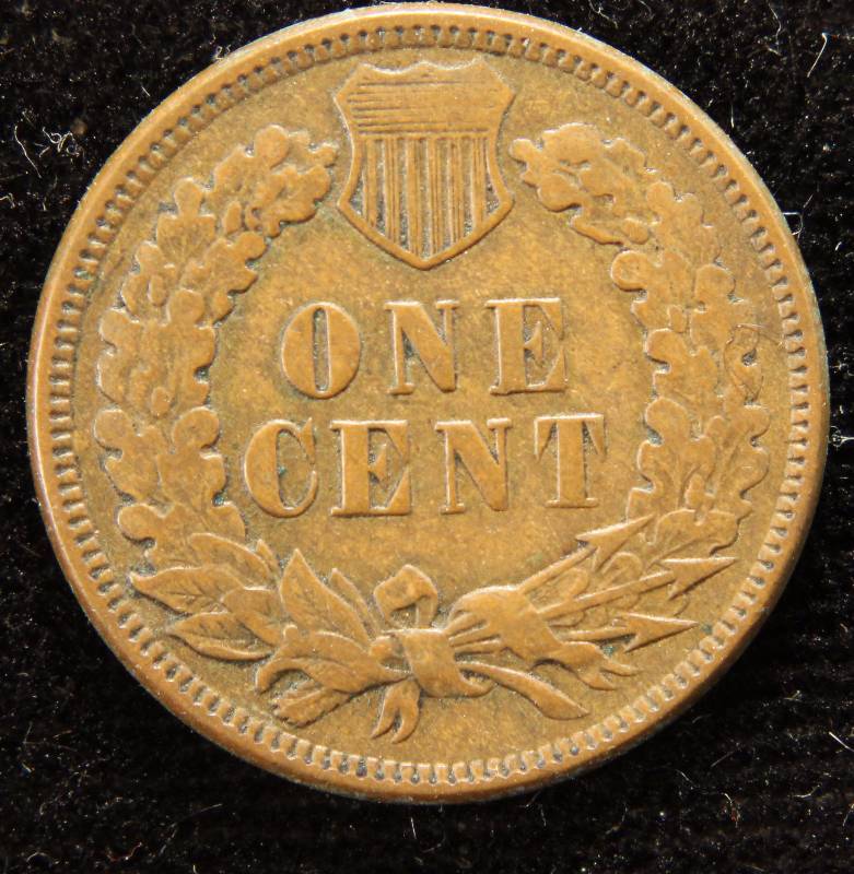 1874 INDIAN HEAD CENT XF