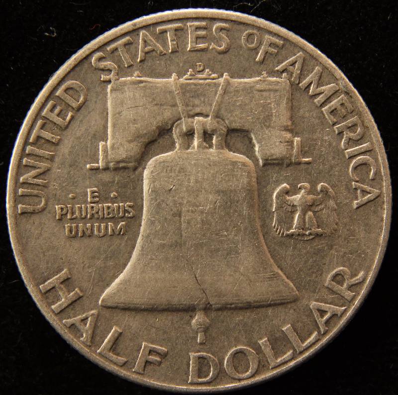 1953-D FRANKLIN SILVER HALF DOLLAR