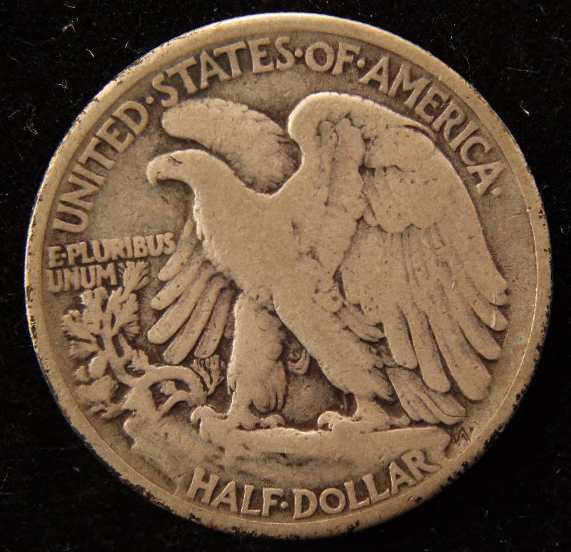 1941 WALKING LIBERTY SILVER HALF DOLLAR VG