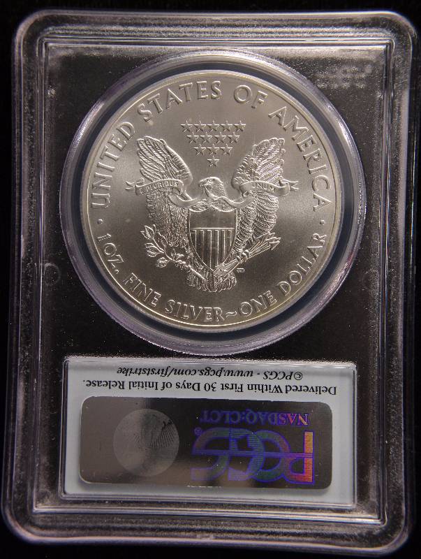 2013 AMERICAN SILVER EAGLE 1 TROY OZ. .999 FINE SILVER DOLLAR MS69 PCGS FIRST STRIKE