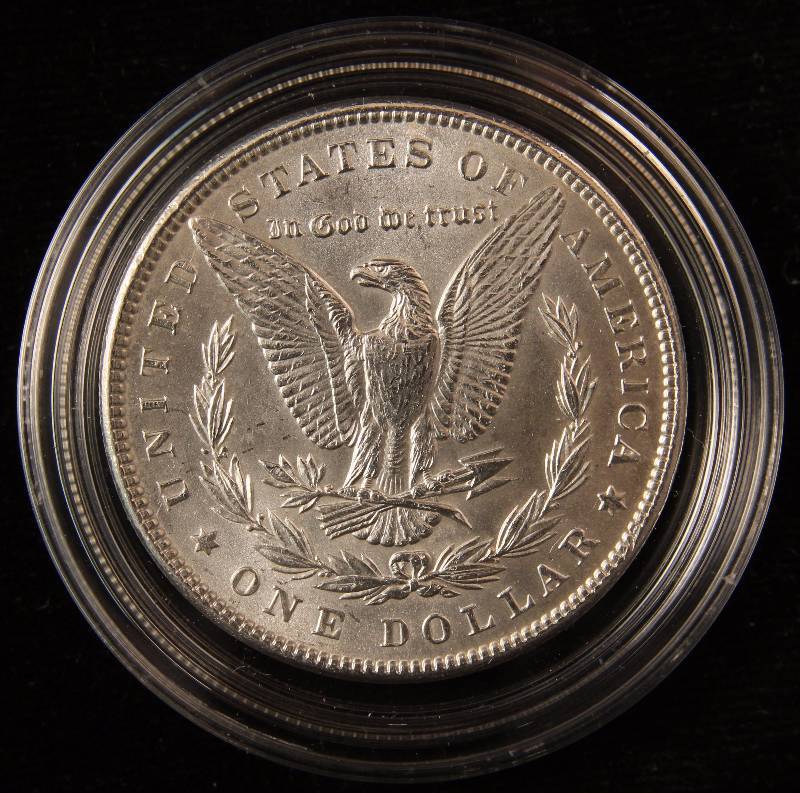 1898 MORGAN SILVER DOLLAR UNC IN AIRTITE HOLDER