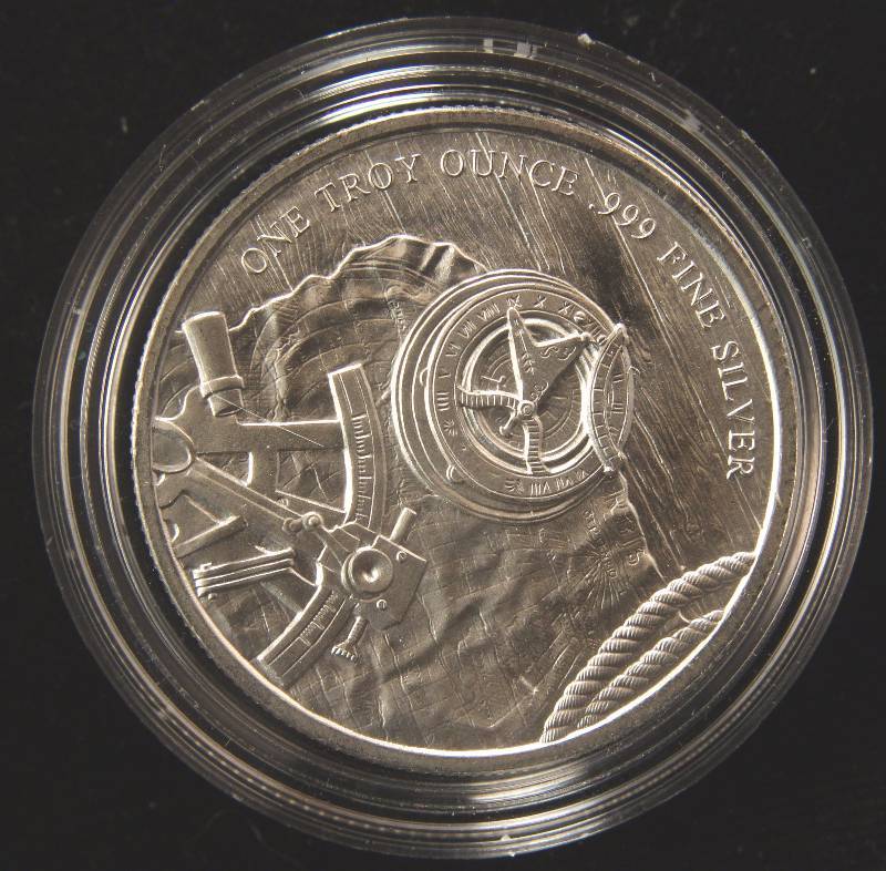 1 TROY OZ. .999 FINE SILVER BAR PROSPECTOR IN AIRTITE HOLDER