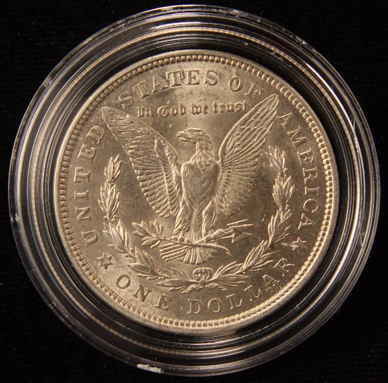 1921 MORGAN SILVER DOLLAR UNC IN AIRTITE HOLDER