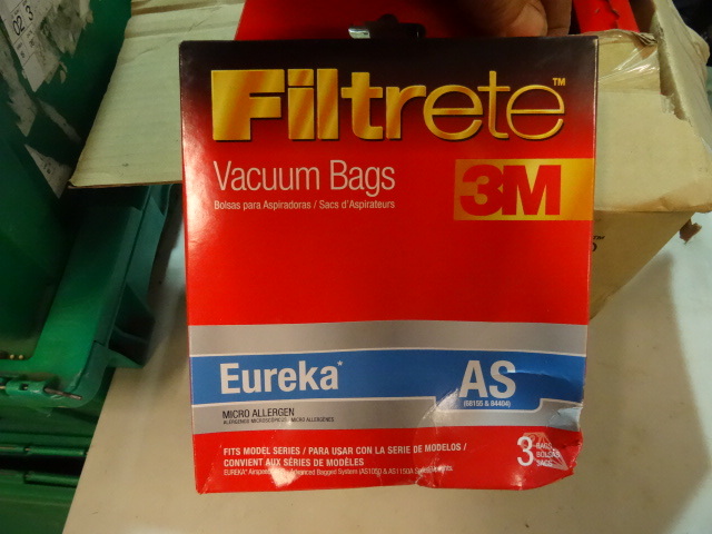 lot 78 image: NEW LOT Qty 5 Packs 3M Filtrete Vacuum Bags for Eureka AS