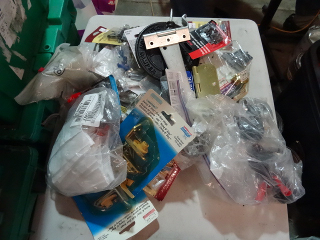 lot 128 image: NEW LOT MISC HARDWARE Too much to list  See Pictures