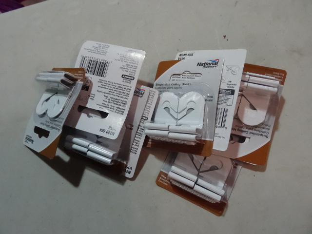 lot 134 image: NEW LOT Suspended Ceiling Hooks  Retail $45