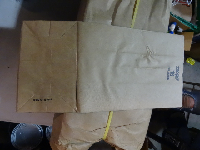 lot 157 image: NEW Case of Kraft Paper Bags No. 16 Bulwark 16x8x5in Qty 250