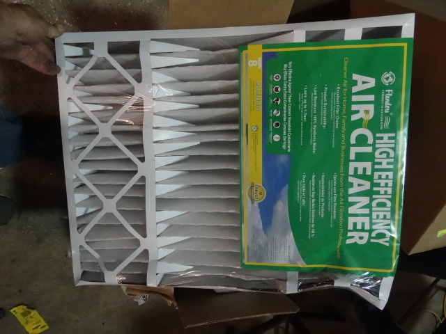lot 179 image: NEW Case LOT Flanders 20x25x4.5 in  Pleated Air Filters Qty 2 per case