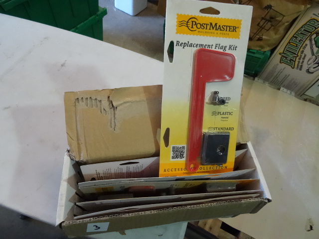 lot 3 image: NEW Case Qty 6 Gibralter Mailbox Replacement Flags  Retail $66