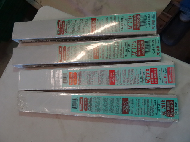 lot 20 image: NEW Qty 4 Boxes 1 lb ea (4 lbs total) Welding Rods Forney AC7018 1  8 in 90-150 Amps High Strength Low Hydrogen  Retail over $40
