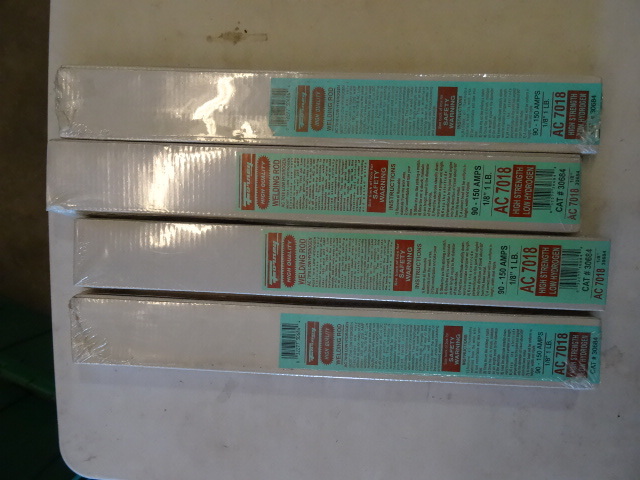 lot 21 image: NEW Qty 4 Boxes 1 lb ea (4 lbs total) Welding Rods Forney AC7018 1  8 in 90-150 Amps High Strength Low Hydrogen  Retail over $40