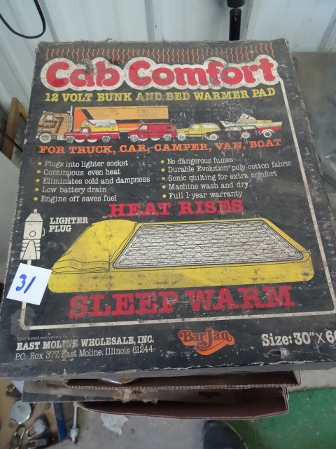 lot 31 image: Cab Comfort 12 Volt