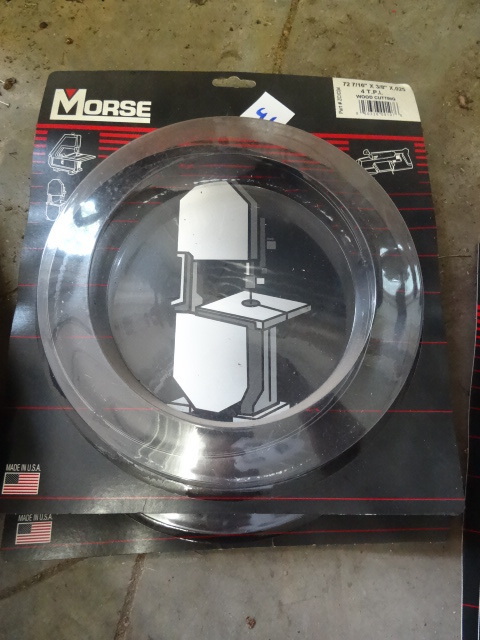 lot 41 image: Morse 72 718 X 174 Band Saw Blades.