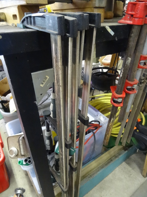 lot 81 image: 4 Master Craft 36 Heavy Duty F Clamps