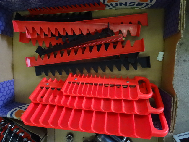 lot 101 image: Tool Box Organizers Socket Trays