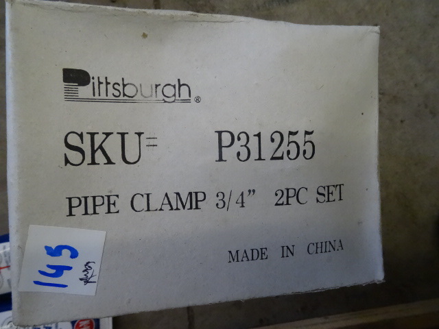 lot 145 image: Pittsburgh P31255 Pipe Clamps
