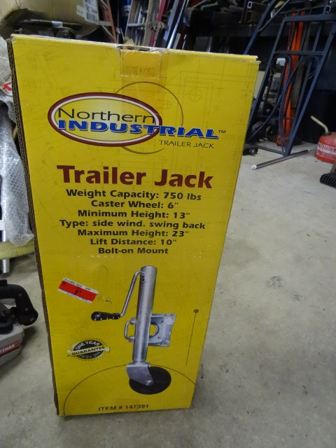 lot 178 image: Brand New 750 Lb. Trailer Jack