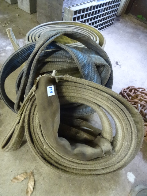 lot 195 image: 3 Lifting Straps One is Missing a Loop