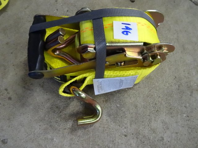 lot 196 image: Brand New Ratchet Strap 2 X 27