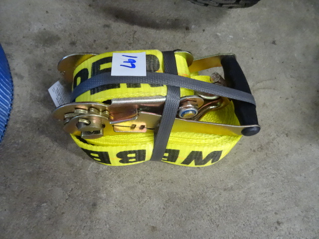 lot 197 image: Brand New Ratchet Strap 2 X 27